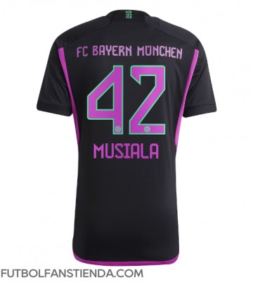 Bayern Munich Jamal Musiala #42 Segunda Equipación 2023-24 Manga Corta